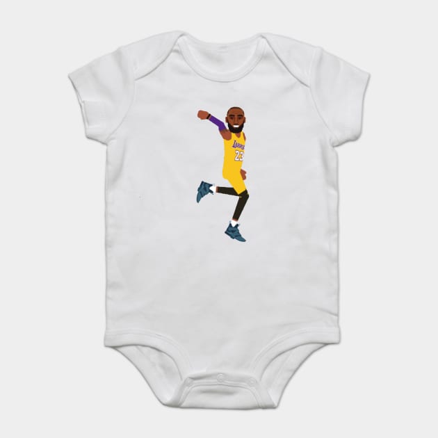 Labron James Baby Bodysuit by GAMINGQUOTES